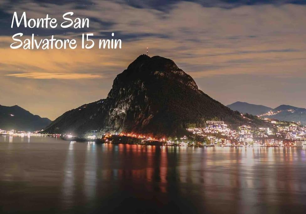 'Cuore Di Rose' Parking - Welcome Set, Netflix, For 4 Persons -By Easylife Swiss Lugano Ngoại thất bức ảnh